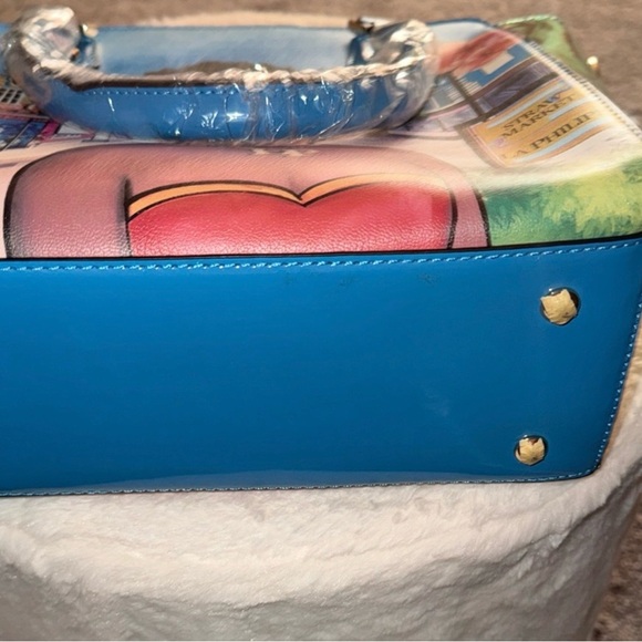 Blue Graphic Tote Bag - Picture 3 of 4